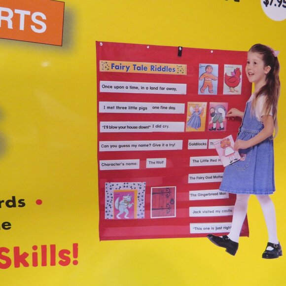 Fairy Tales POCKET CHART complete set LAMINATED Scholastic - Picture 4 of 14